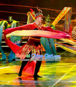 Chinese Phenix Dance In The Sky Classical Dance Water Sleeve Clothing Stage Performance Dance Costume for Men