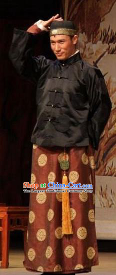 Chinese Unsurpassed Beauty Of A Generation Ancient Qing Dynasty Merchant Clothing Stage Performance Dance Costume for Men