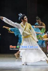 Su Dongpo in Hainan Chinese Ancient Scholar Classical Dance Clothing Stage Performance Dance Costume for Men