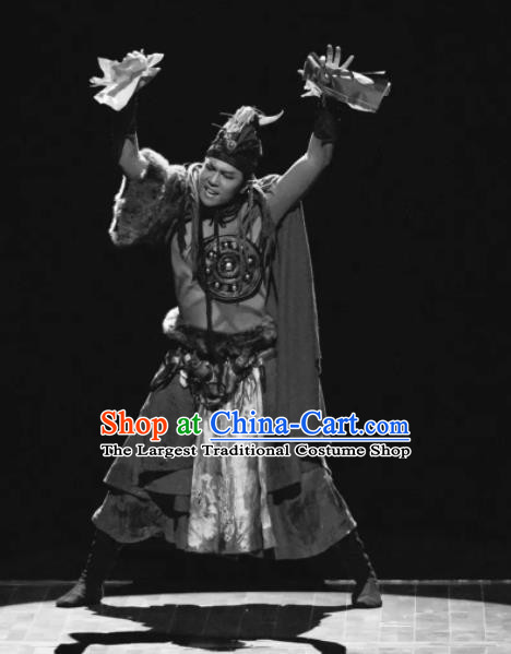 Nostalgia Is A Disease Chinese Ancient Swordsman Clothing Stage Performance Dance Costume for Men