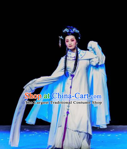 Phoenix Hairpin Chinese Peking Opera Diva Dress Stage Performance Dance Costume and Headpiece for Women