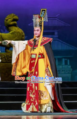 Chinese Bronze Swallow Terrace Cao Pi Clothing Stage Performance Dance Costume for Men