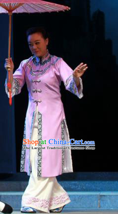 Shi Niang Chinese Classical Dance Pink Dress Stage Performance Dance Costume and Headpiece for Women