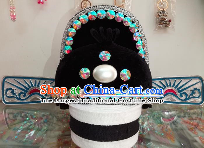 Chinese Traditional Beijing Opera Headwear Peking Opera Number One Scholar Official Hat for Adults