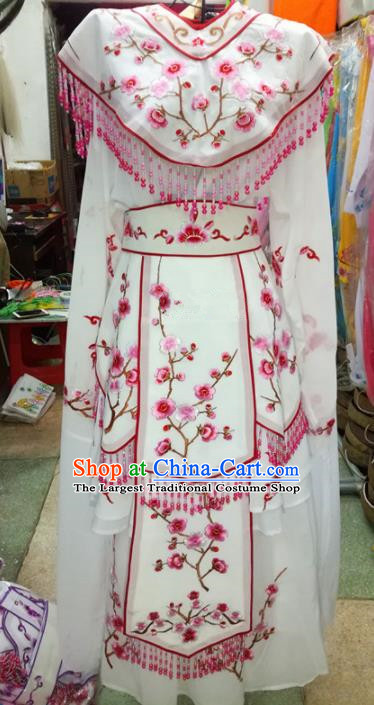 Chinese Traditional Beijing Opera Princess Costume Peking Opera Diva Embroidered Dress for Adults