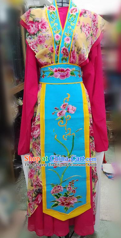 Chinese Traditional Beijing Opera Young Lady Dress Peking Opera Actress Water Sleeve Costume for Adults
