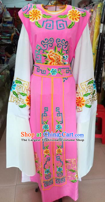 Chinese Traditional Beijing Opera Niche Costume Peking Opera Scholar Pink Robe for Adults