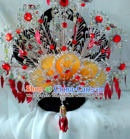 Chinese Traditional Beijing Opera Diva Phoenix Coronet Princess Hair Accessories for Adults
