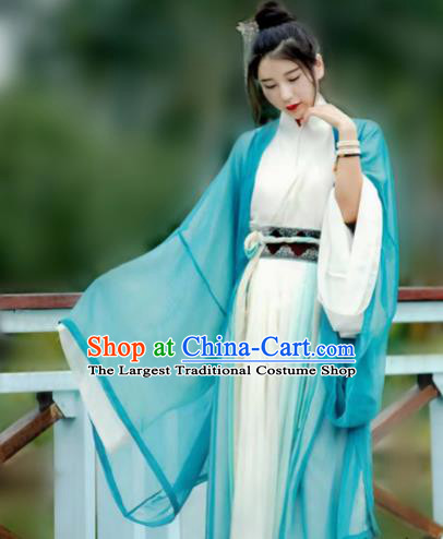 Chinese Ancient Court Princess Hanfu Dress Jin Dynasty Palace Lady Historical Costume for Women