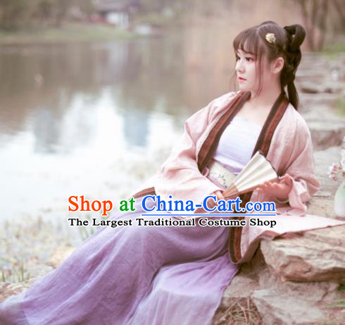 Chinese Ancient Hanfu Dress Song Dynasty Aristocratic Lady Historical Costumes for Women
