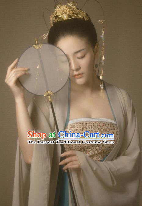 Chinese Ancient Drama Imperial Consort Hanfu Dress Traditional Tang Dynasty Palace Lady Historical Costume for Women