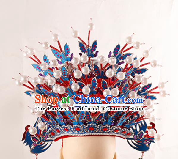 Chinese Traditional Beijing Opera Phoenix Coronet Ancient Kun Opera Hair Accessories Imperial Consort Headwear
