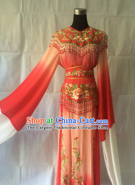 Traditional Chinese Beijing Opera Costume Ancient Princess Red Hanfu Dress for Women