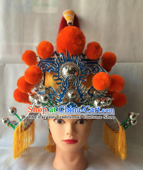 Asian Chinese Beijing Opera Prime Minister Helmet Ancient Royal Highness Hat for Men