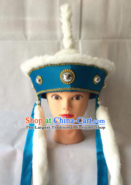 Asian Chinese Beijing Opera Takefu Headwear Ancient Prince Hat for Men