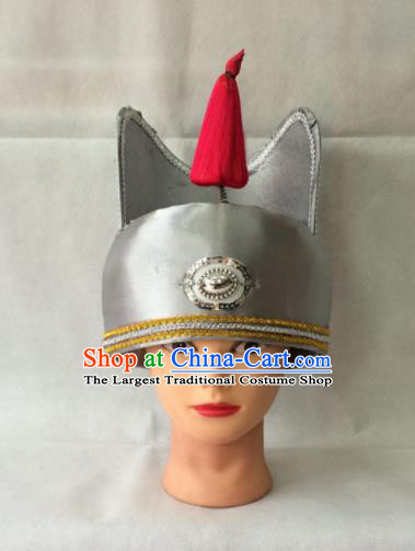 Asian Chinese Traditional Beijing Opera Headwear Ancient Eunuch Hat for Men