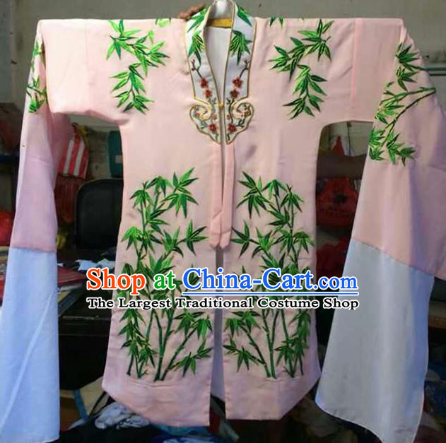 Traditional Chinese Beijing Opera Costume Ancient Princess Embroidered Bamboo Dress for Women