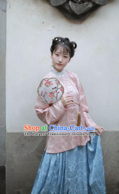 Traditional Chinese Ming Dynasty Princess Historical Costume Ancient Nobility Lady Hanfu Dress Complete Set for Women