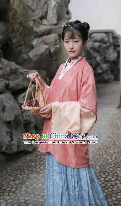 Traditional Chinese Ancient Ming Dynasty Nobility Lady Historical Costume Complete Set