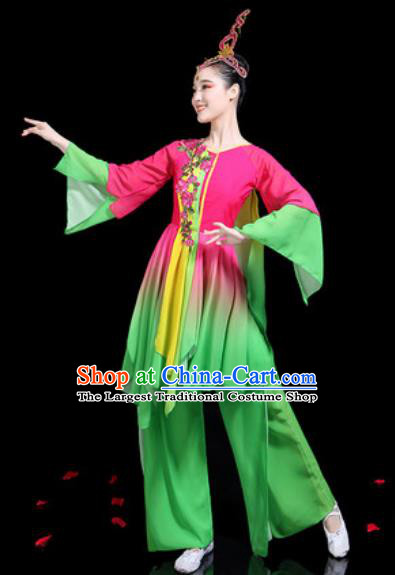 Traditional Chinese Stage Performance Costume Group Dance Classical Dance Dress for Women