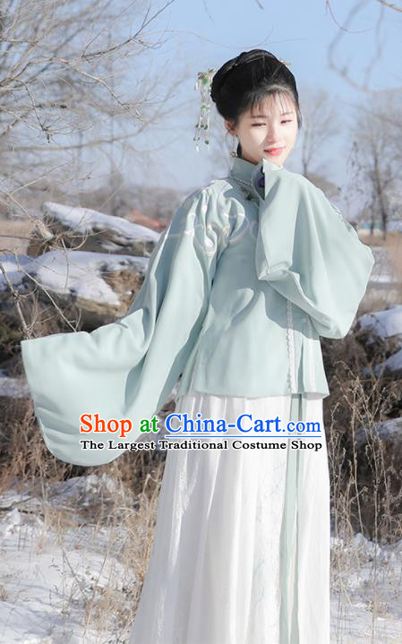 Traditional Chinese Ancient Ming Dynasty Aristocratic Lady Historical Costume for Women