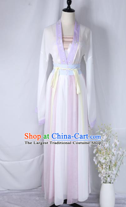 Traditional Chinese Ancient Princess Hanfu Dress Tang Dynasty Palace Lady Historical Costume for Women