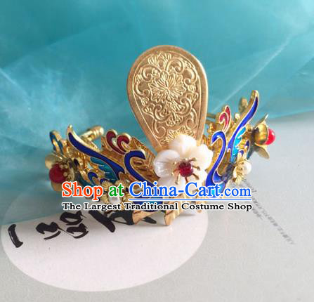 Chinese Ancient Hanfu Hair Accessories Traditional Blueing Phoenix Hairpins for Women
