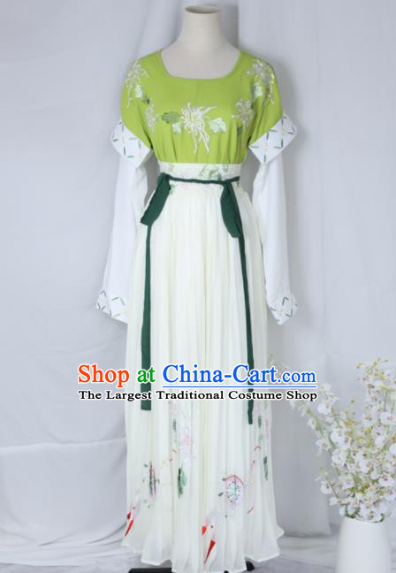Traditional Chinese Tang Dynasty Princess Replica Costumes Ancient Peri Embroidered Hanfu Dress for Women