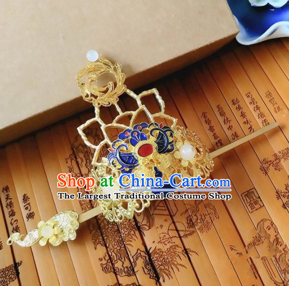 Chinese Ancient Queen Hair Accessories Traditional Hanfu Palace Hair Crown Hairpins for Women