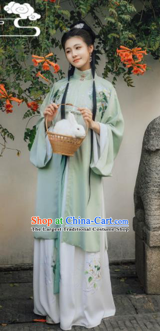 Chinese Traditional Ming Dynasty Replica Costumes Ancient Drama Aristocratic Lady Hanfu Dress for Women