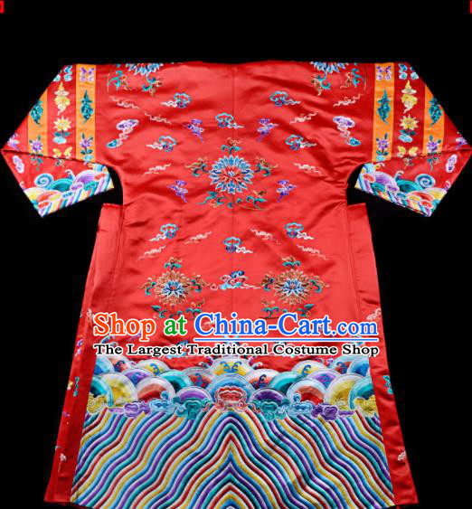 Professional Chinese Traditional Beijing Opera Queen Costume Ancient Qing Dynasty Empress Dress for Adults