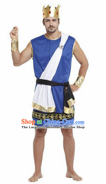 Traditional Greece Costume Ancient Greek Prince Clothing for Men