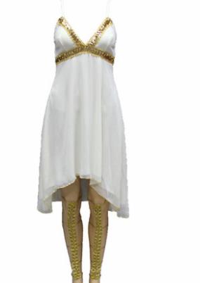 Traditional Egypt Costume Ancient Egypt Queen White Dress for Women