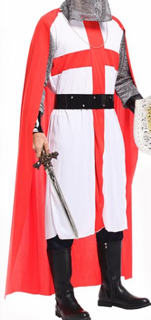 Traditional Roman Prince Costume Ancient Rome Senator White Clothing for Men