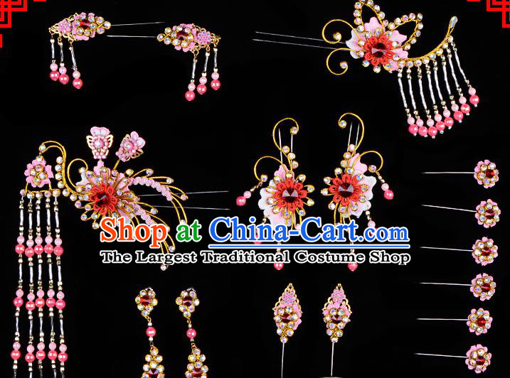 Professional Chinese Beijing Opera Hair Accessories Ancient Princess Hairpins Headwear for Women