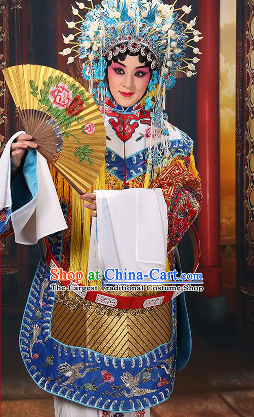 Professional Chinese Traditional Beijing Opera Costume Ancient Imperial Concubine Embroidered Robe for Adults