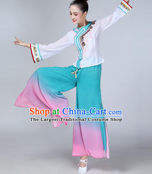 Chinese Traditional Stage Performance Yangko Dance Costume Folk Dance Clothing for Women