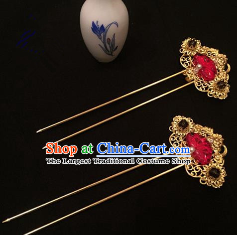 Chinese Ancient Handmade Palace Hairpins Traditional Classical Hair Accessories for Women