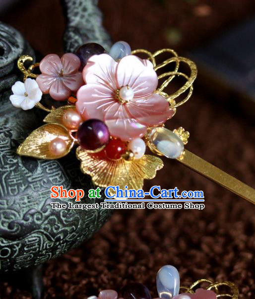 Top Grade Chinese Ancient Bride Wedding Golden Leaf Flowers Hairpins Traditional Hair Accessories Headdress for Women