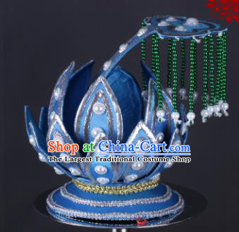 Chinese Traditional Peking Opera Taoist Nun Hair Crown Classical Beijing Opera Headwear for Women