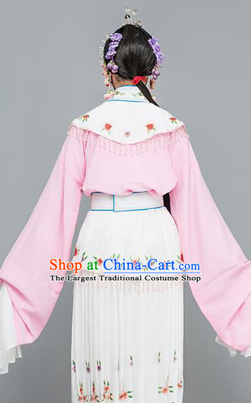 Chinese Traditional Peking Opera Peri Pink Dress Classical Beijing Opera Actress Costume for Adults