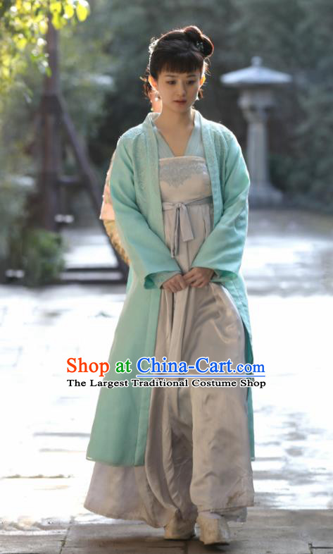 Chinese Drama The Story Of MingLan Ancient Song Dynasty Nobility Lady Embroidered Historical Costume for Women