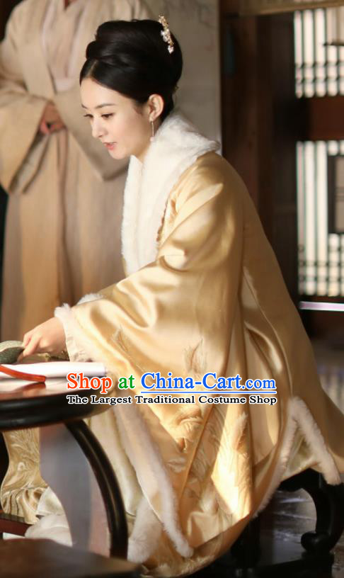 The Story Of MingLan Chinese Song Dynasty Marquise Historical Costume Ancient Nobility Lady Embroidered Hanfu Dress for Women