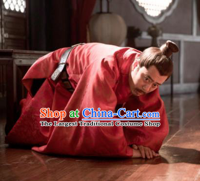 The Story Of MingLan Chinese Ancient Song Dynasty Civil Official Embroidered Robe for Men