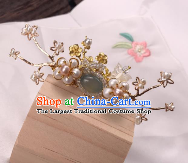 Chinese Ancient Princess Hairpins Tassel Hair Crown Traditional Hanfu Hair Accessories for Women