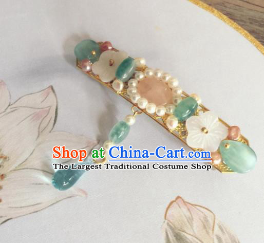 Chinese Ancient Princess Jade Hair Stick Hairpins Traditional Hanfu Hair Accessories for Women