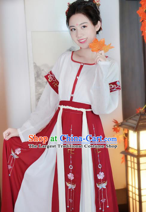 Chinese Ancient Palace Dance Traditional Hanfu Dress Tang Dynasty Aristocratic Lady Historical Costume for Women