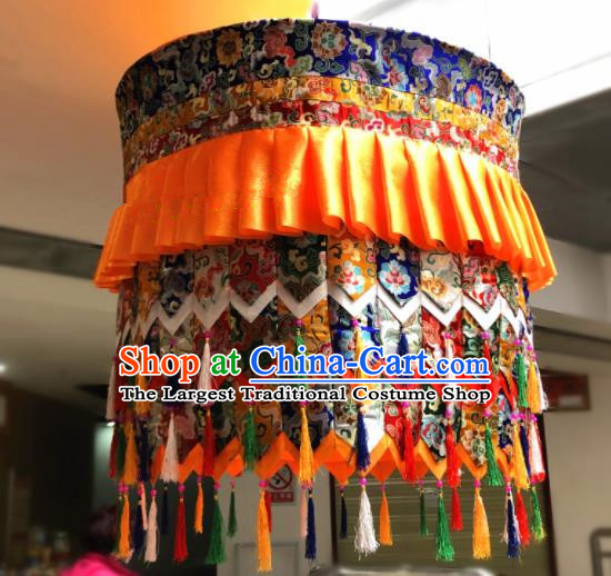Chinese Traditional Buddhism Craft Chapel Decoration Vajrayana Buddhist Baldachin Precious Umbrella
