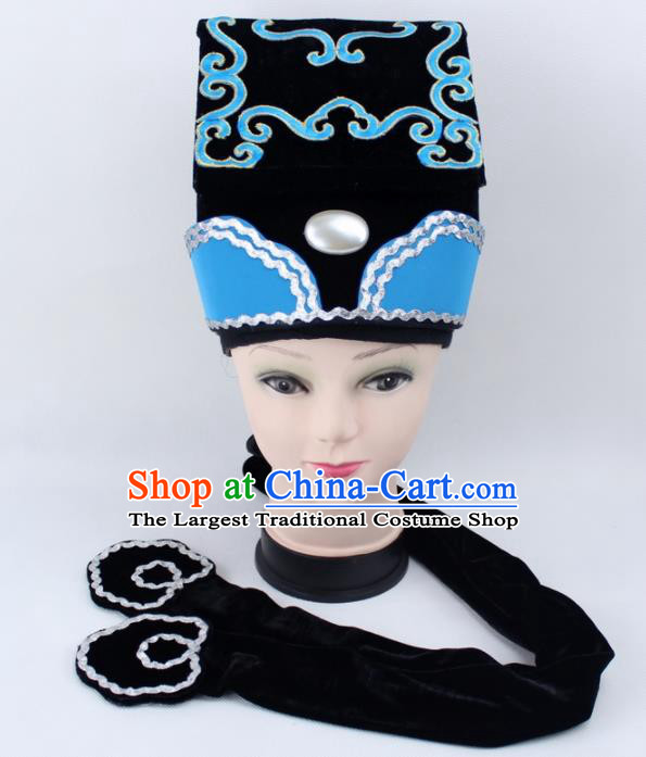 Chinese Ancient Scholar Hat Traditional Peking Opera Niche Headwear for Men