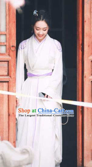 Traditional Chinese Drama Swordswoman Hanfu Dress Ancient Princess Female Knight Replica Costume for Women